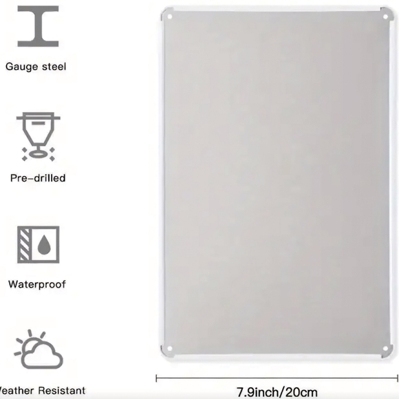 Coconut Rum Aluminum Decorative Sign - Picture 4 of 4